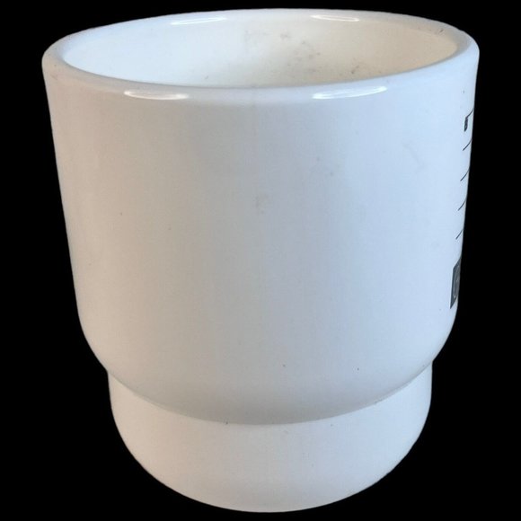 2 Tupperware Best Grandma & Grandpa Coffee Mugs White Cups Set Lot Vintage Tulip - Picture 7 of 12